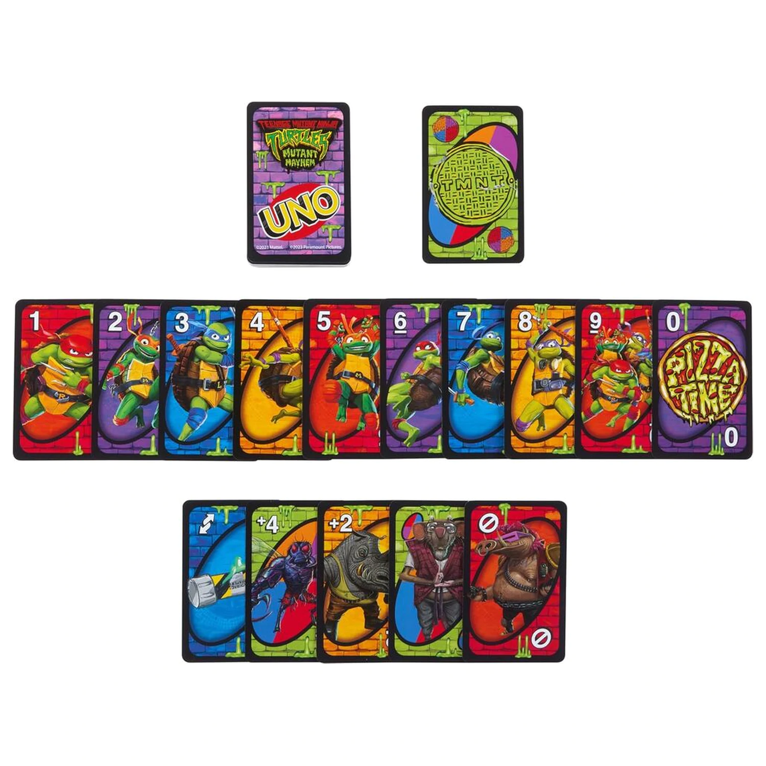 UNO Teenage Mutant Ninja Turtles kartaška igra fotografija proizvoda
