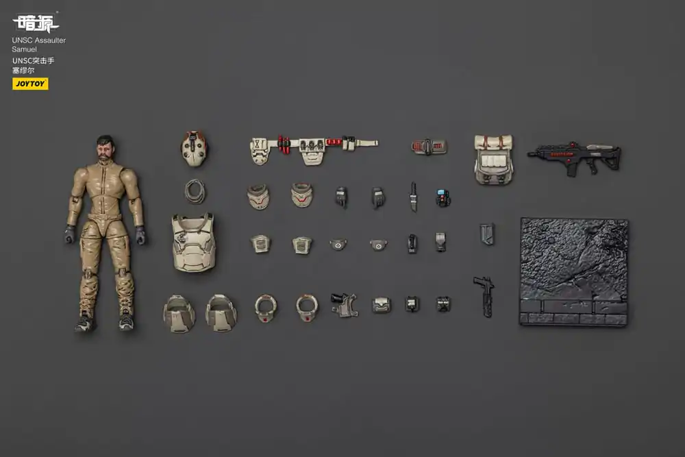 UNSC Dark Source Action figura Assaulter Samuel 7 cm fotografija proizvoda