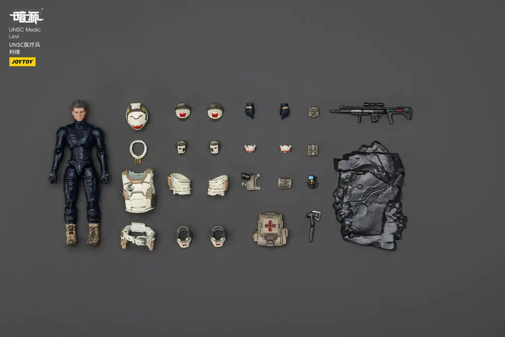 UNSC Dark Source Akcijska figura Medic Levi 7 cm fotografija proizvoda