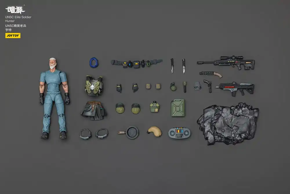 UNSC Dark Source Akcijska figura Elite Soldier Hunter 7 cm fotografija proizvoda