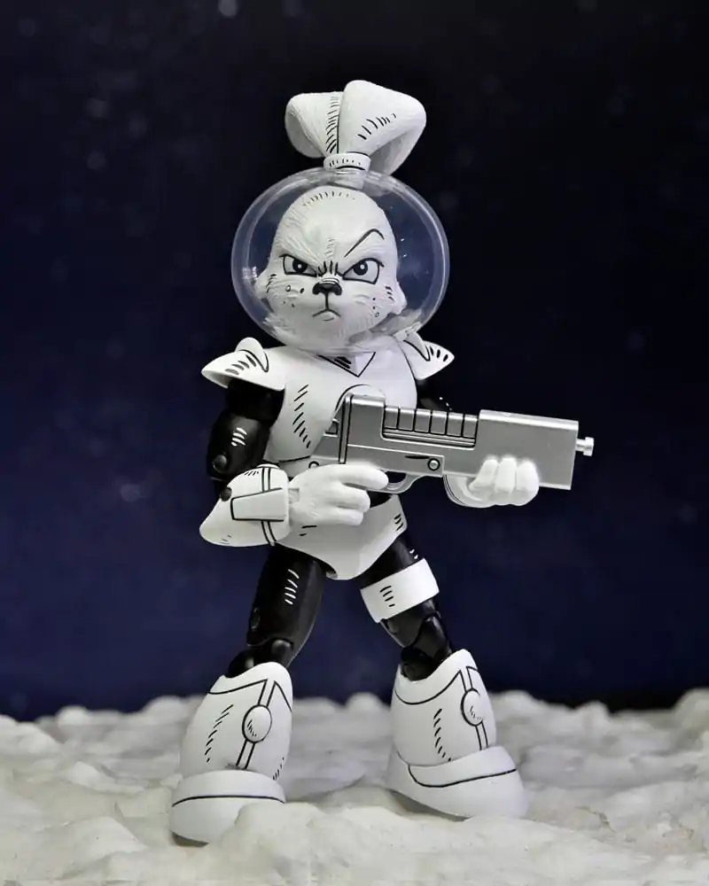 Usagi Yojimbo akcijska figura Space Usagi Yojimbo crno-bijela figura 18 cm fotografija proizvoda