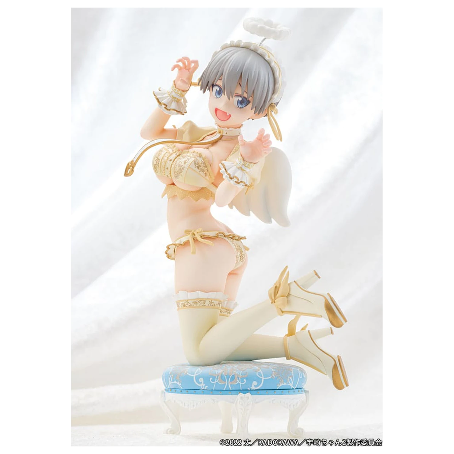 Uzaki-chan Wants to Hang Out! PVC kip 1/7 Hana Uzaki Angel Ver. 19 cm fotografija proizvoda