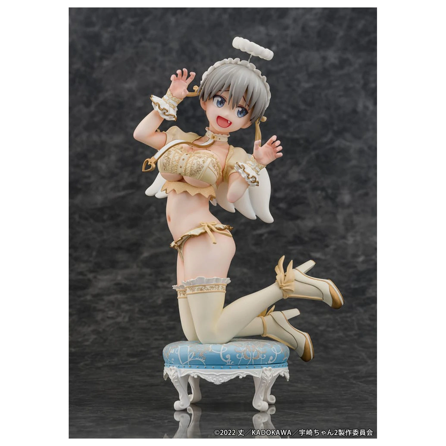 Uzaki-chan Wants to Hang Out! PVC kip 1/7 Hana Uzaki Angel Ver. 19 cm fotografija proizvoda