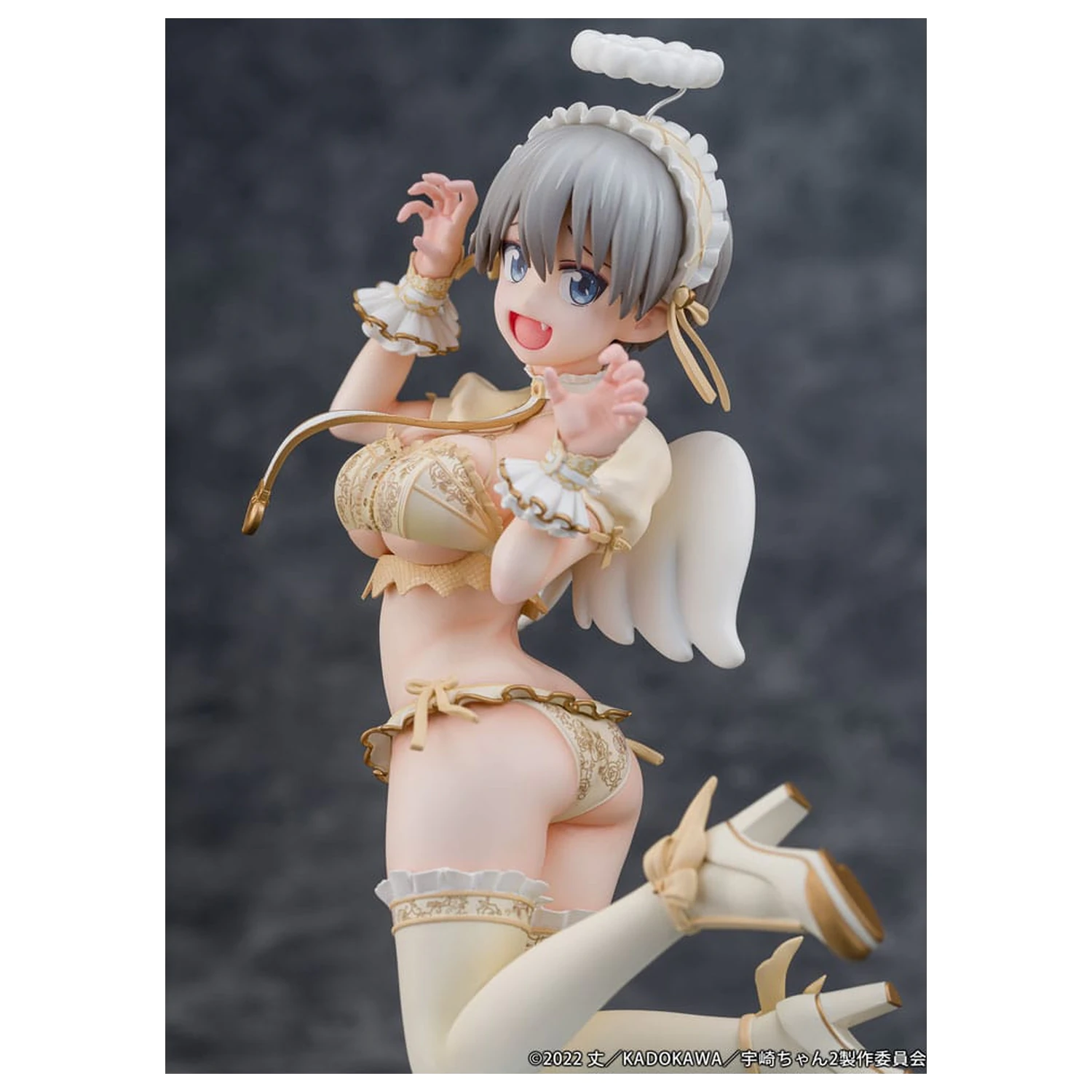 Uzaki-chan Wants to Hang Out! PVC kip 1/7 Hana Uzaki Angel Ver. 19 cm fotografija proizvoda