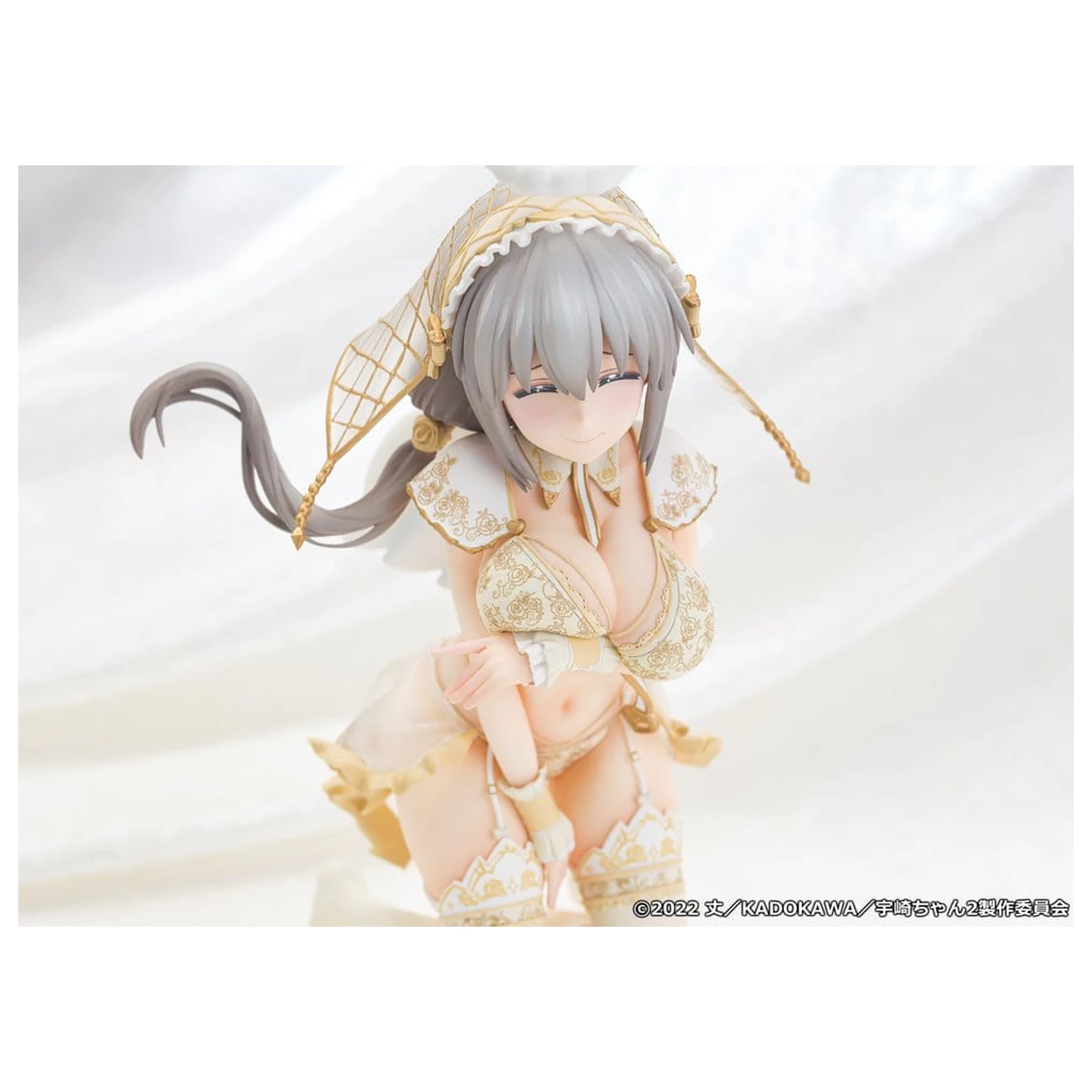 Uzaki-chan Wants to Hang Out! PVC Statua 1/7 Tsuki Uzaki Angel Ver. 19 cm fotografija proizvoda