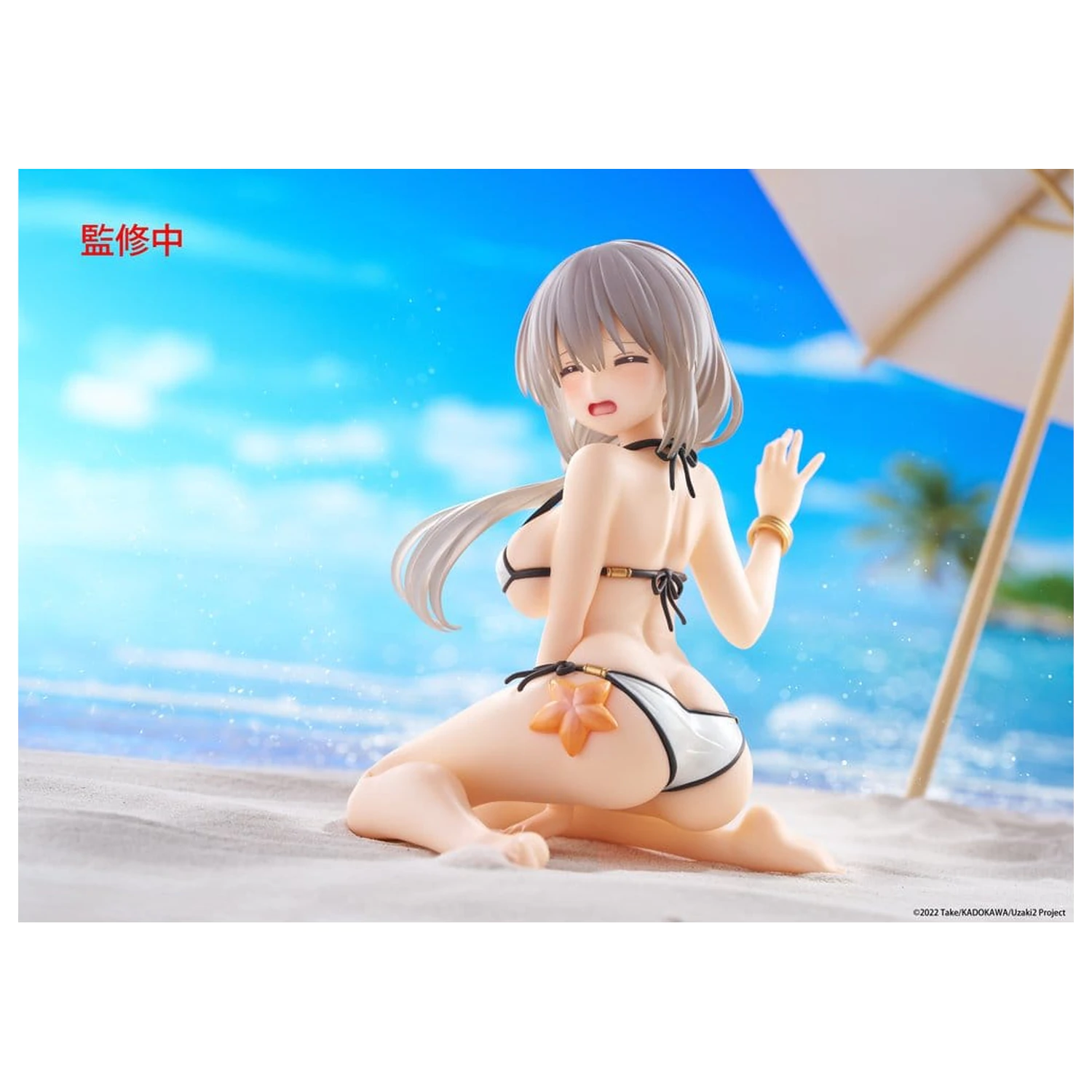 Uzaki-chan Wants to Hang Out! PVC statua stolna slatka figura Tsuki Uzaki (Swimwear Ver.) 13 cm fotografija proizvoda