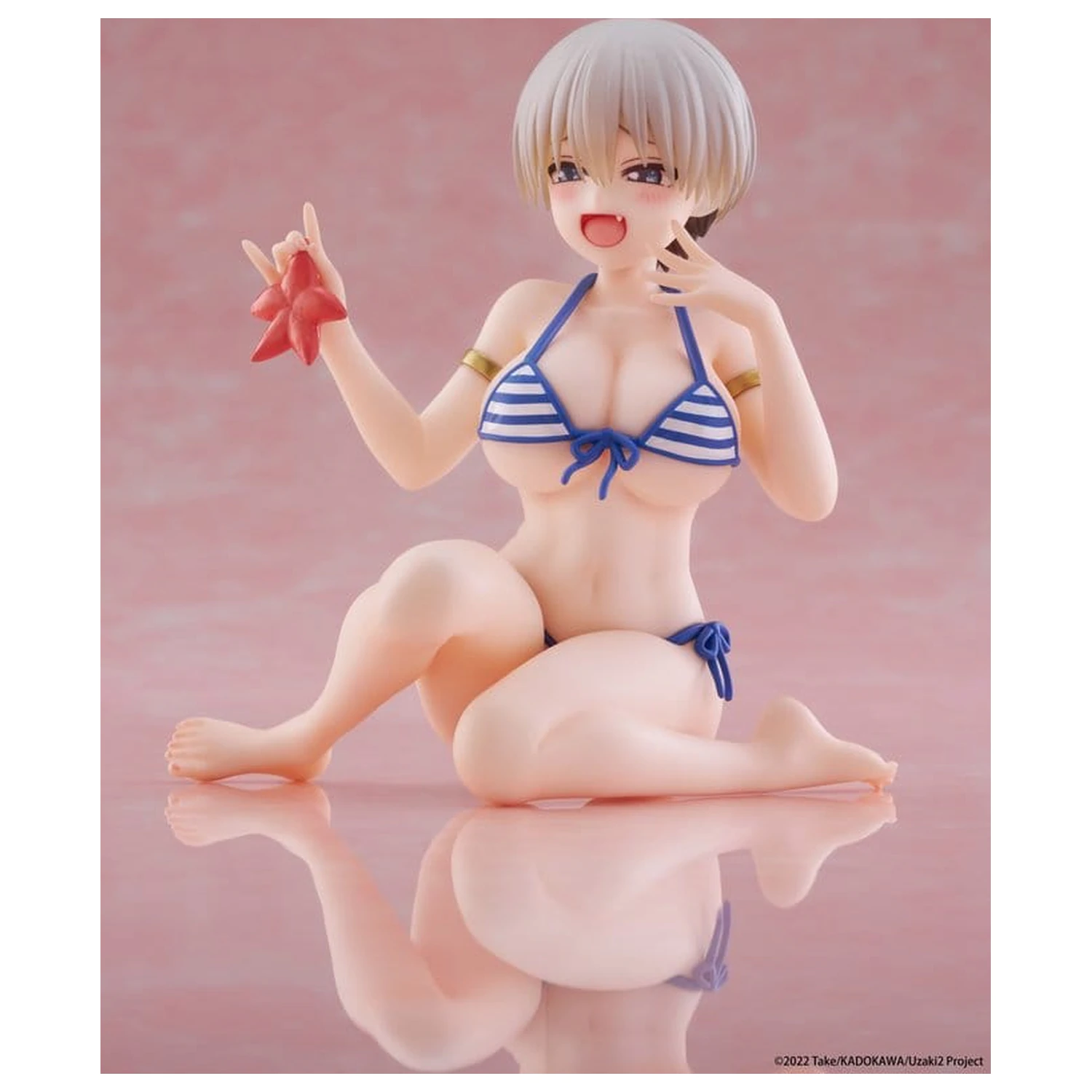 Uzaki-chan Wants to Hang Out! Desktop Cute PVC figura Hana Uzaki (Swim wear Ver.) 13 cm fotografija proizvoda