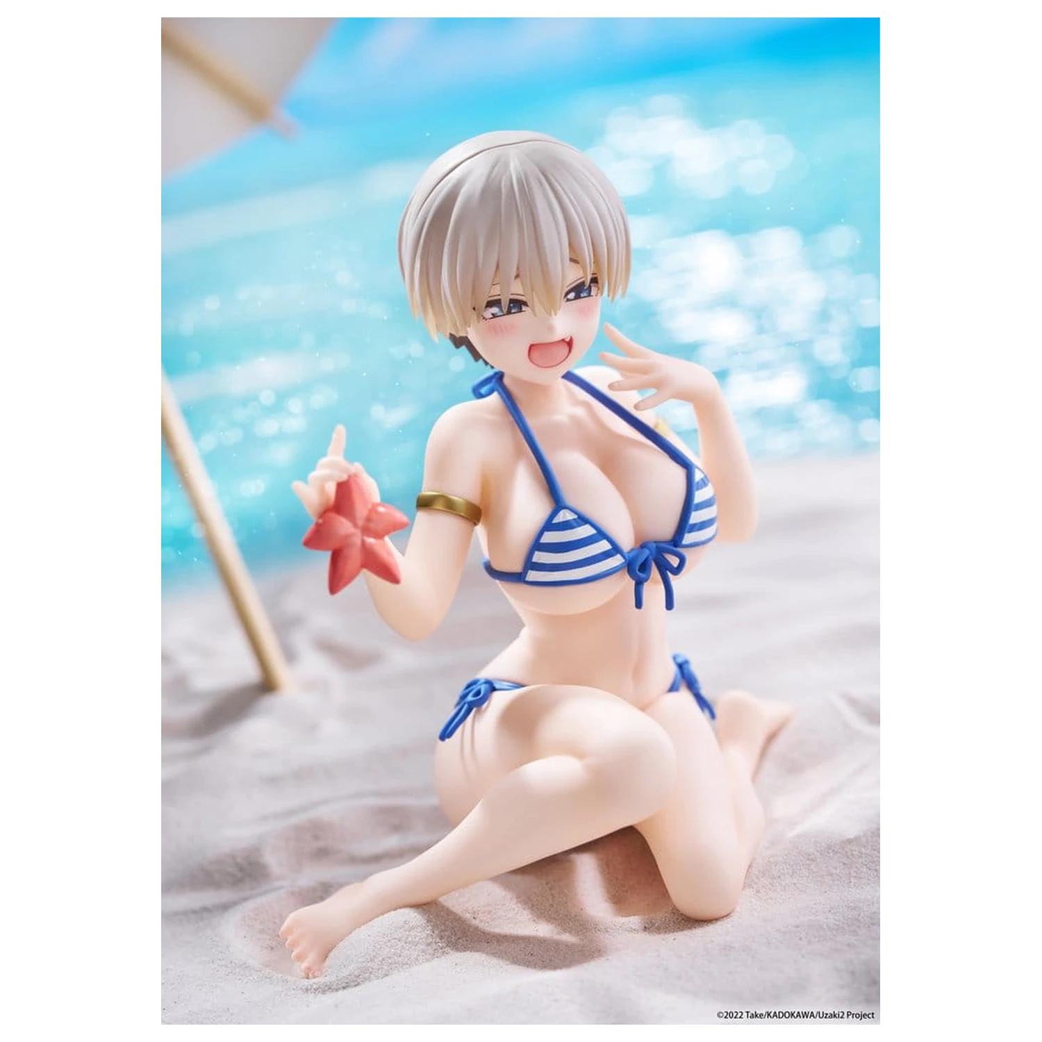 Uzaki-chan Wants to Hang Out! Desktop Cute PVC figura Hana Uzaki (Swim wear Ver.) 13 cm fotografija proizvoda