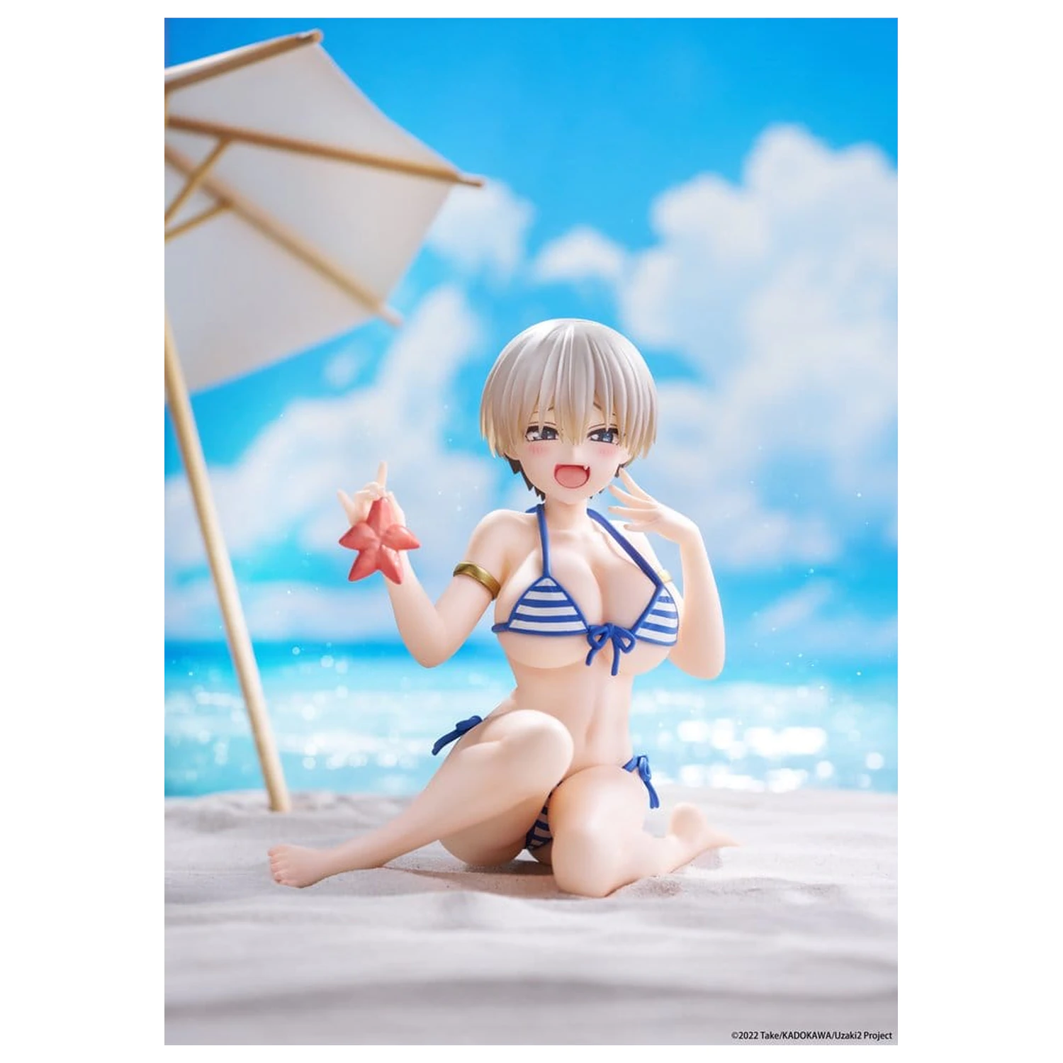 Uzaki-chan Wants to Hang Out! Desktop Cute PVC figura Hana Uzaki (Swim wear Ver.) 13 cm fotografija proizvoda