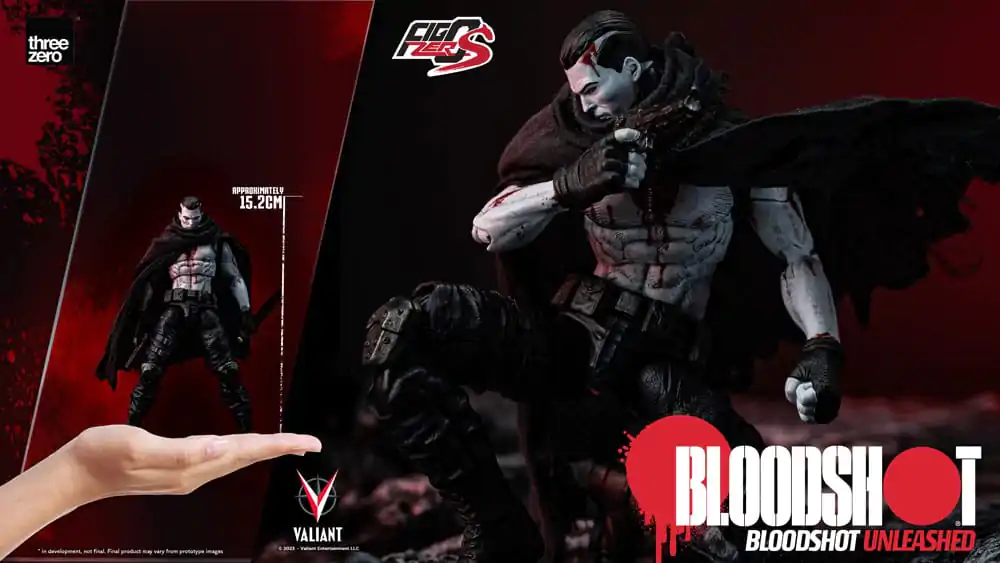 Valiant Comics FigZero S akcijska figura 1/12 Bloodshot Unleashed 15 cm fotografija proizvoda