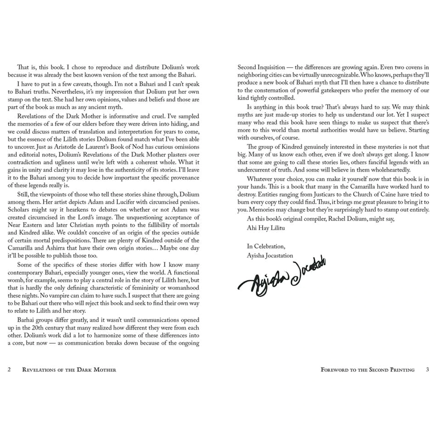 Vampire: The Masquerade 5th Edition RPG knjiga Revelations of the Dark Mother dodatak *Englische Version* fotografija proizvoda