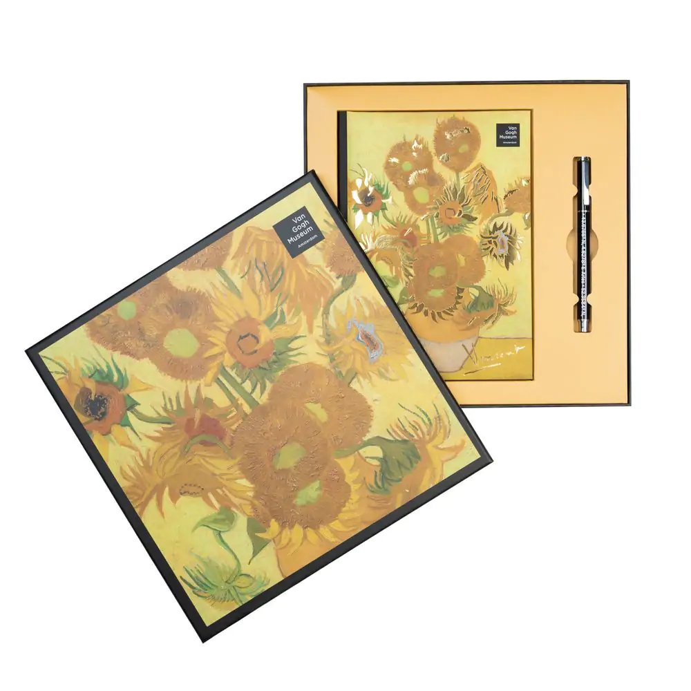 Van Gogh Museum A5 premium bilježnica + set kemijske olovke fotografija proizvoda