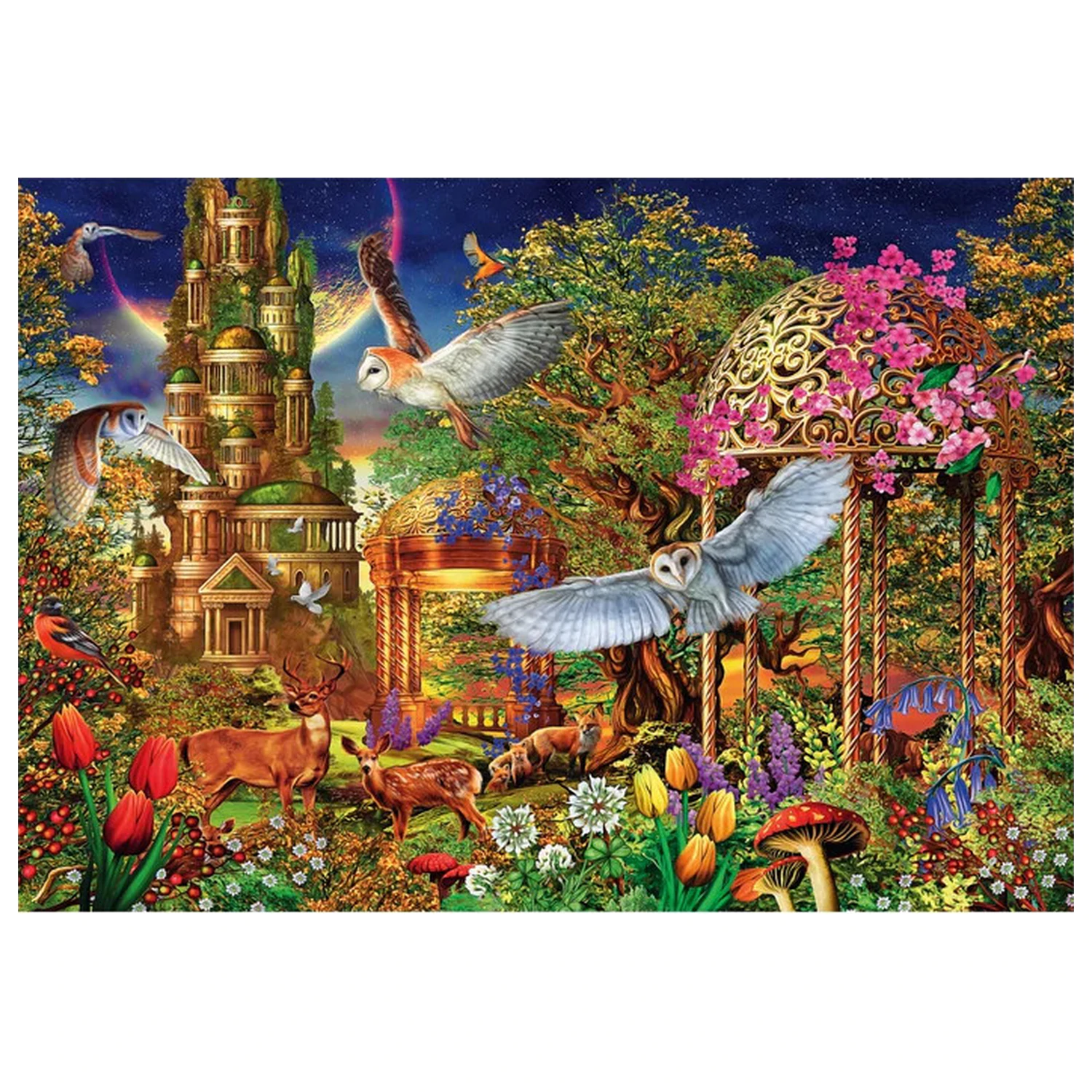 Enchanted Garden Woodland slagalica od 1500 komada fotografija proizvoda
