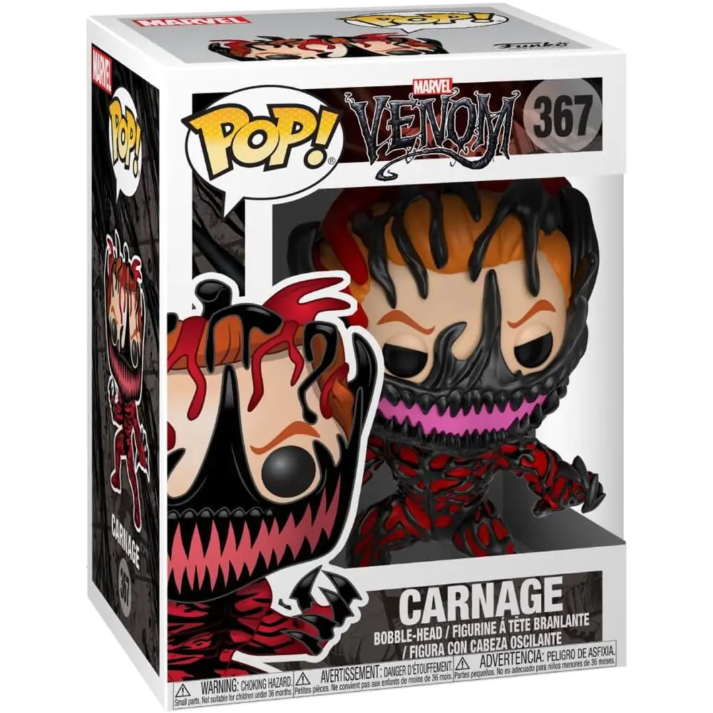 Venom POP! Marvel Vinilna klimoglavac Carnage 9 cm fotografija proizvoda