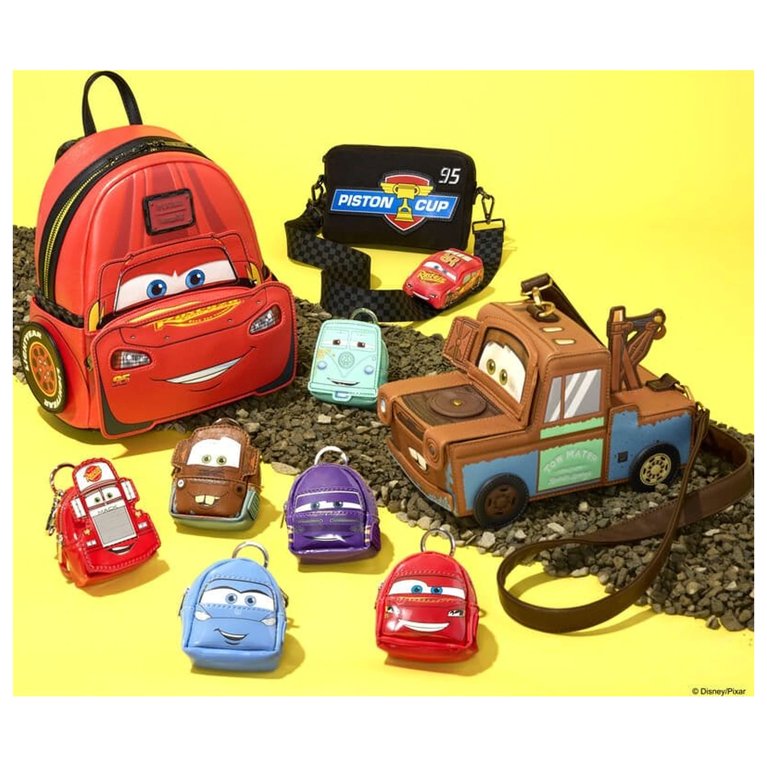 Cars by Loungefly torba preko ramena 20th Anniversary Piston Cup fotografija proizvoda