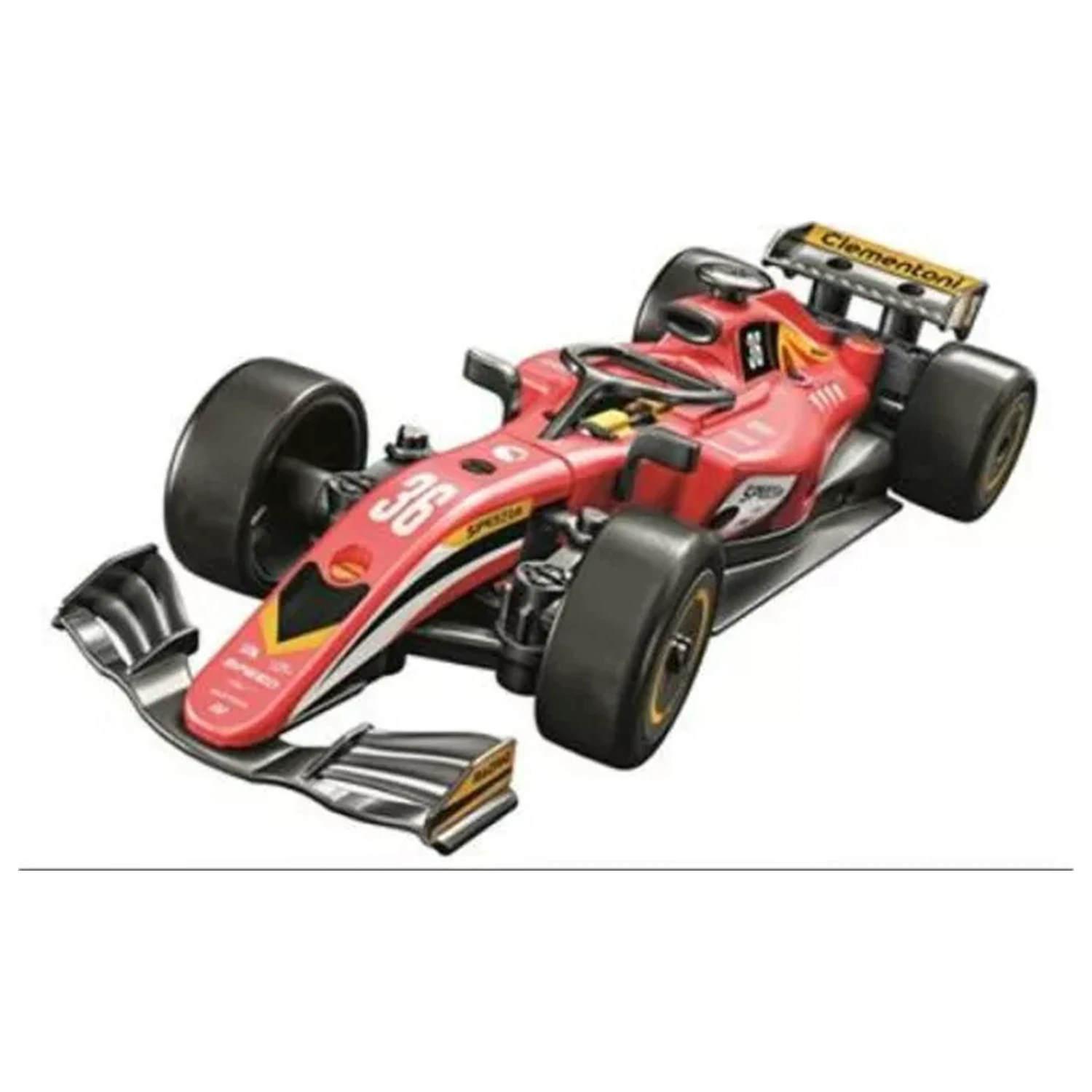 Race Car Red Set za slaganje i izgradnju autića za mehaničare fotografija proizvoda