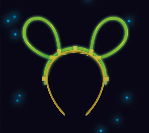 Svijetleći obruč za glavu s mišu tiara 19 cm fotografija proizvoda