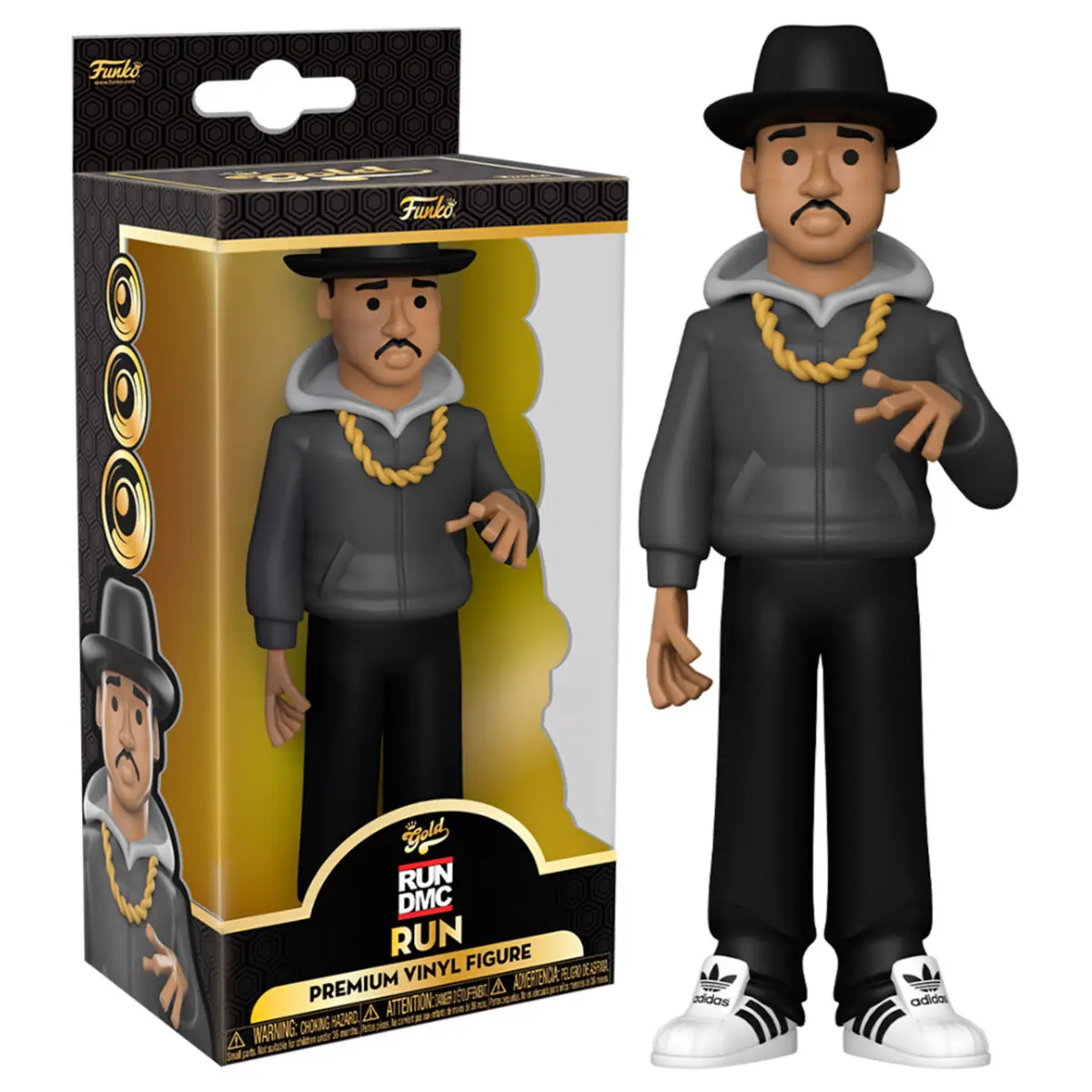 Run DMC Vinyl zlatna figura Run 13 cm fotografija proizvoda