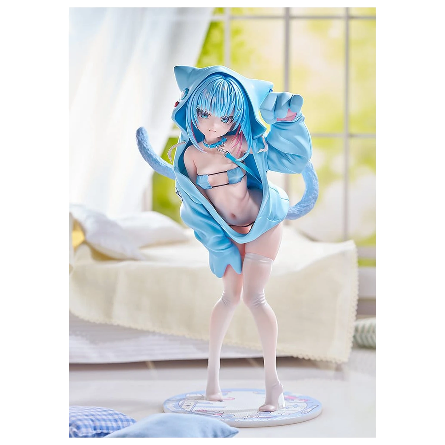 Virtual illustrator Kanzarin PVC figura 1/6 kanzarin-chan: Cat-Eared Hoodie Ver. 26 cm fotografija proizvoda