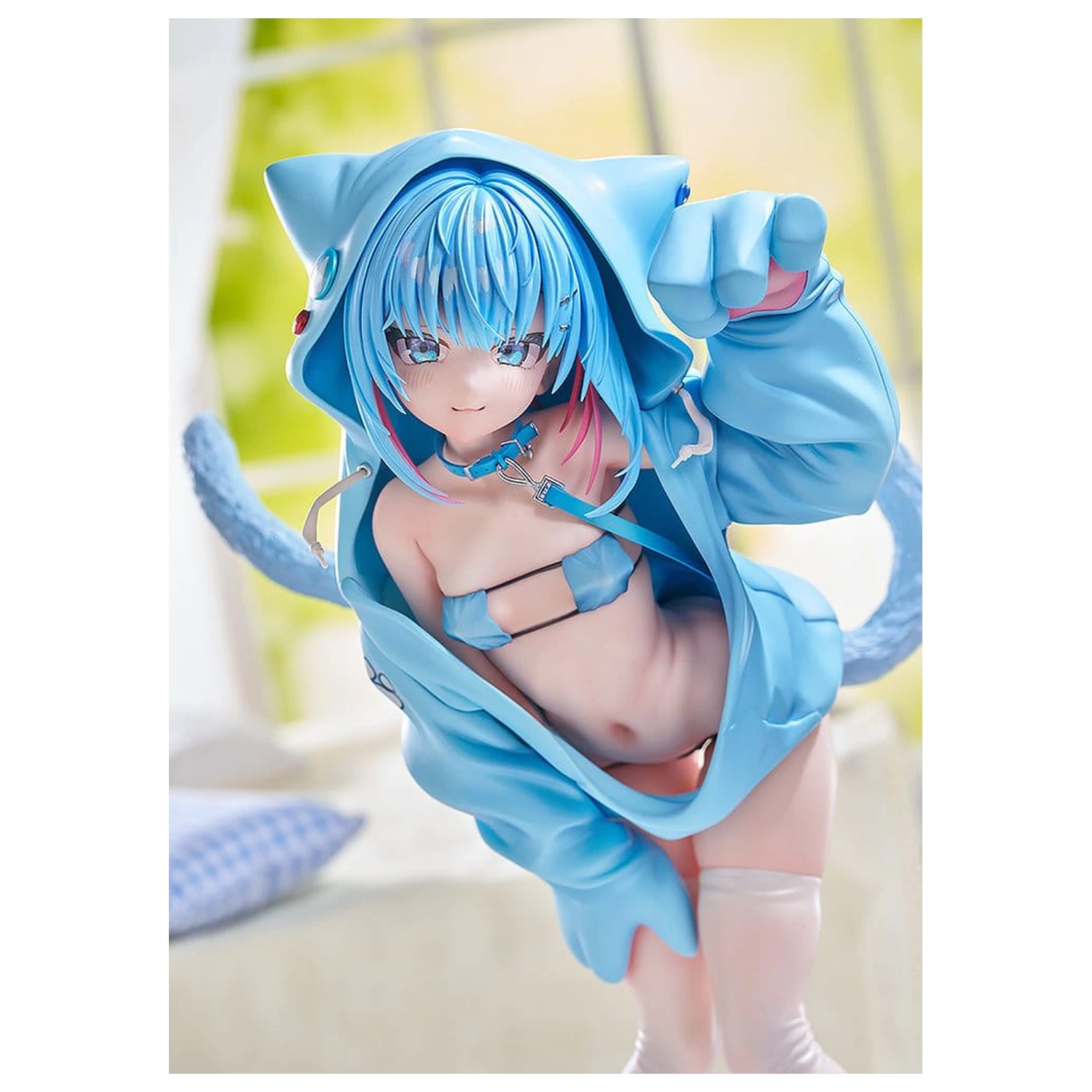 Virtual illustrator Kanzarin PVC figura 1/6 kanzarin-chan: Cat-Eared Hoodie Ver. 26 cm fotografija proizvoda