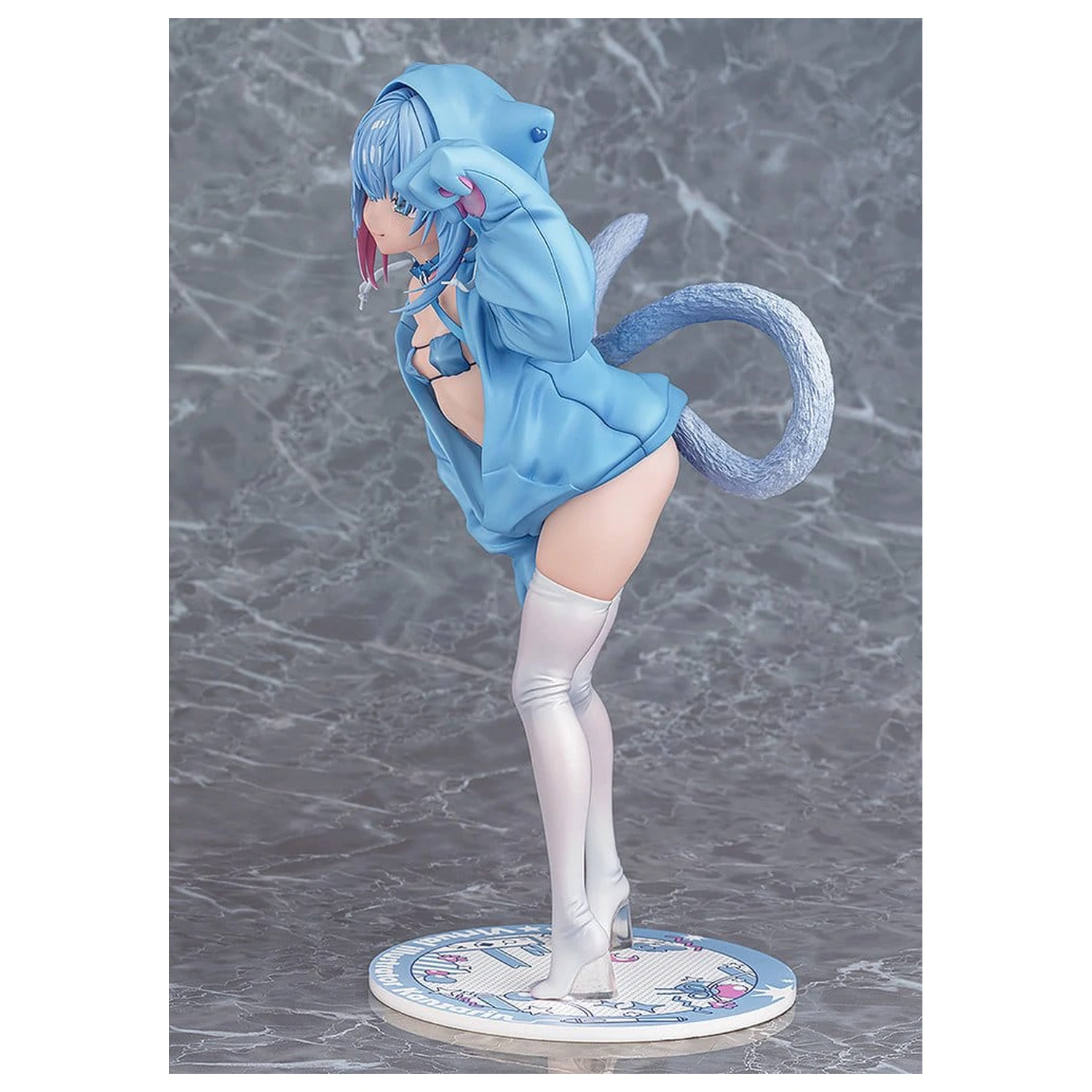 Virtual illustrator Kanzarin PVC figura 1/6 kanzarin-chan: Cat-Eared Hoodie Ver. 26 cm fotografija proizvoda