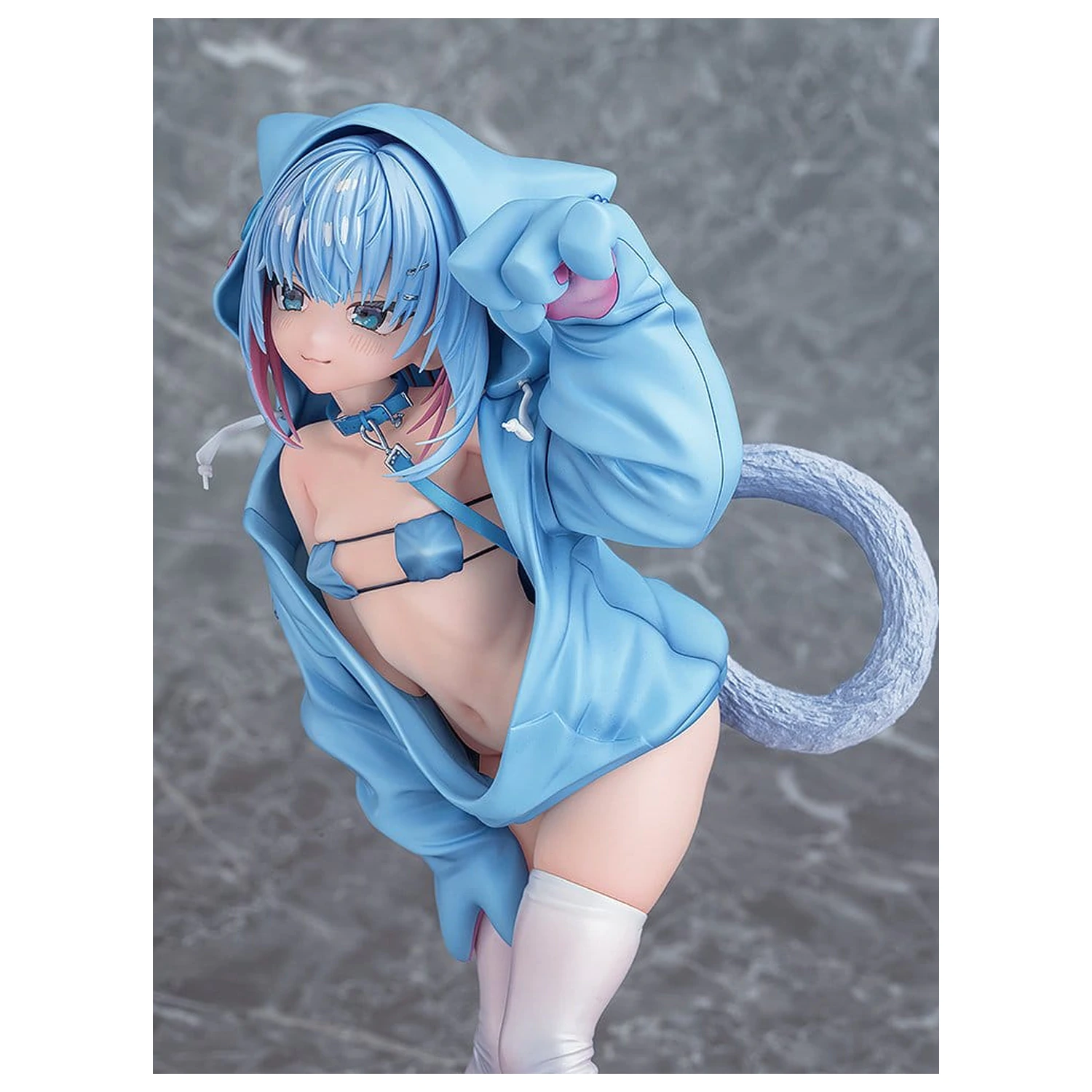 Virtual illustrator Kanzarin PVC figura 1/6 kanzarin-chan: Cat-Eared Hoodie Ver. 26 cm fotografija proizvoda