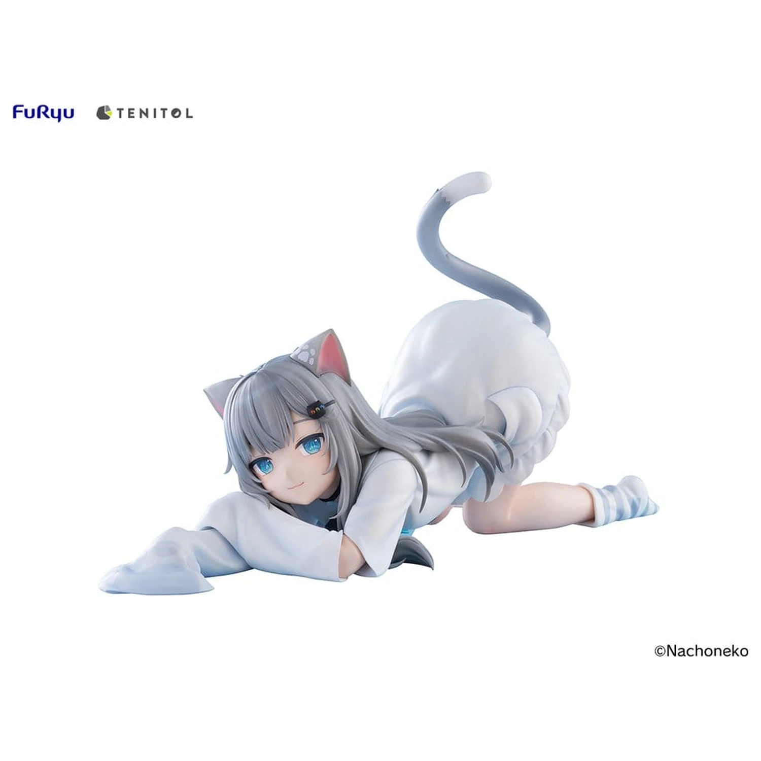 Virtual Youtuber Tenitol Big Noodle Stopper PVC figura Nachoneko 18 cm fotografija proizvoda