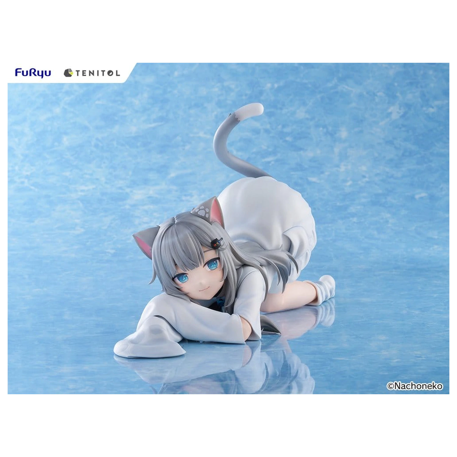 Virtual Youtuber Tenitol Big Noodle Stopper PVC figura Nachoneko 18 cm fotografija proizvoda