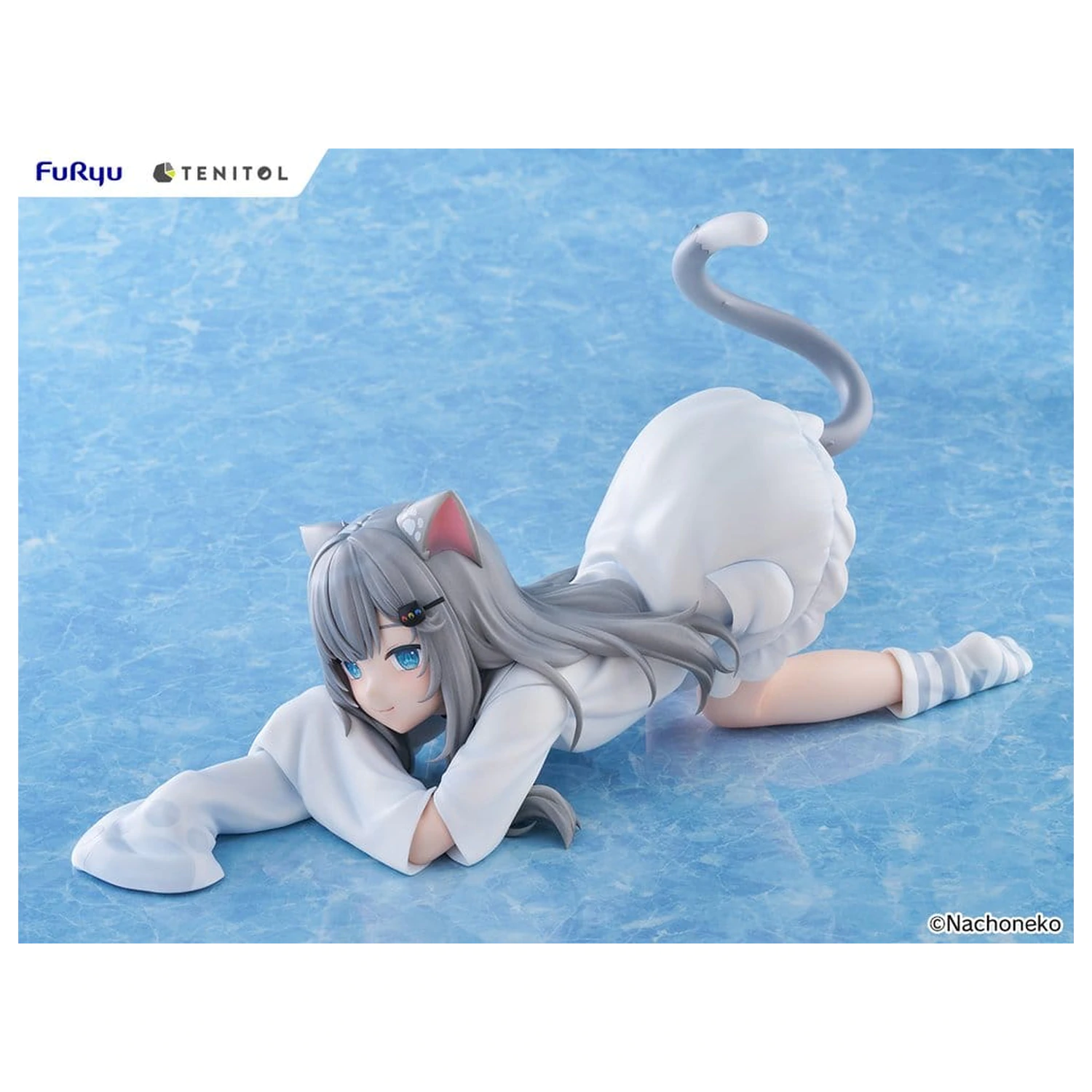 Virtual Youtuber Tenitol Big Noodle Stopper PVC figura Nachoneko 18 cm fotografija proizvoda