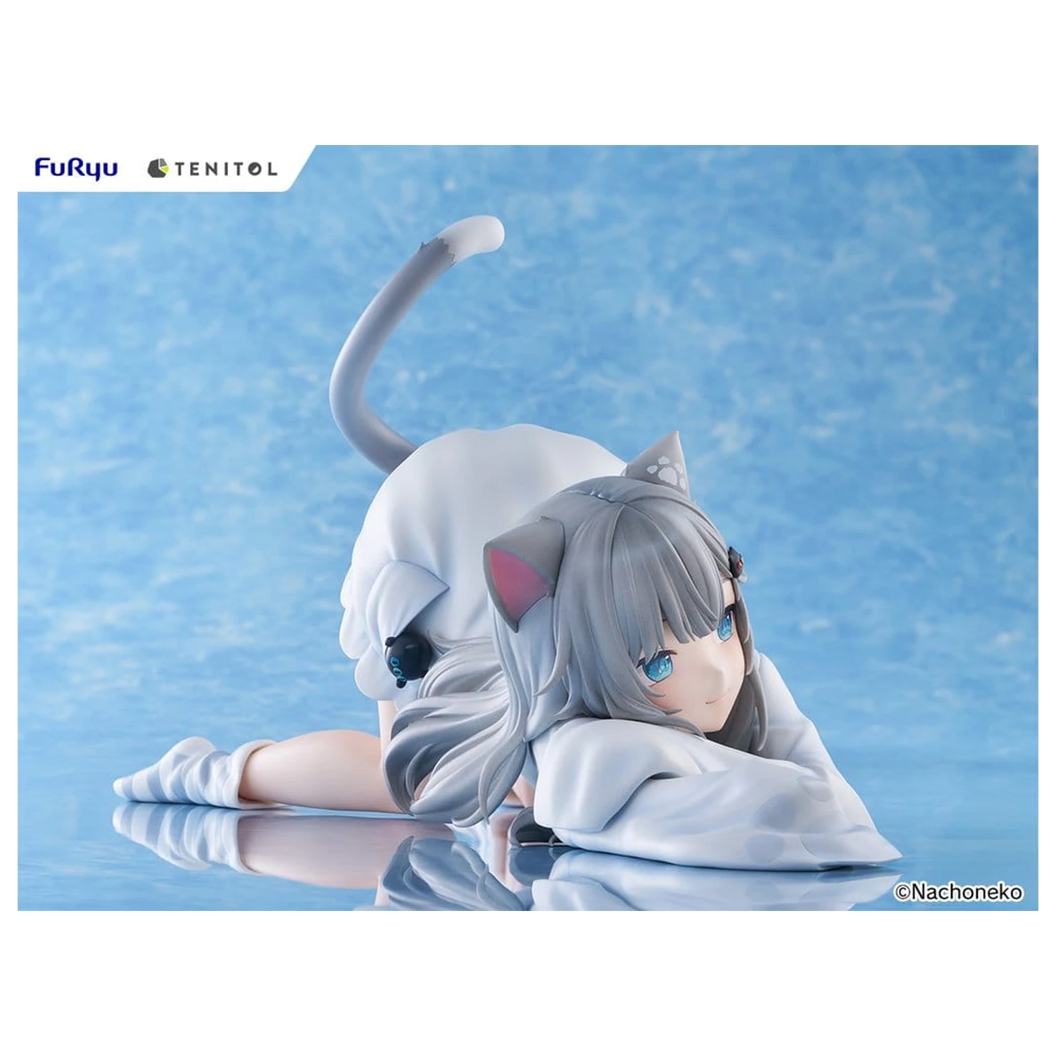Virtual Youtuber Tenitol Big Noodle Stopper PVC figura Nachoneko 18 cm fotografija proizvoda