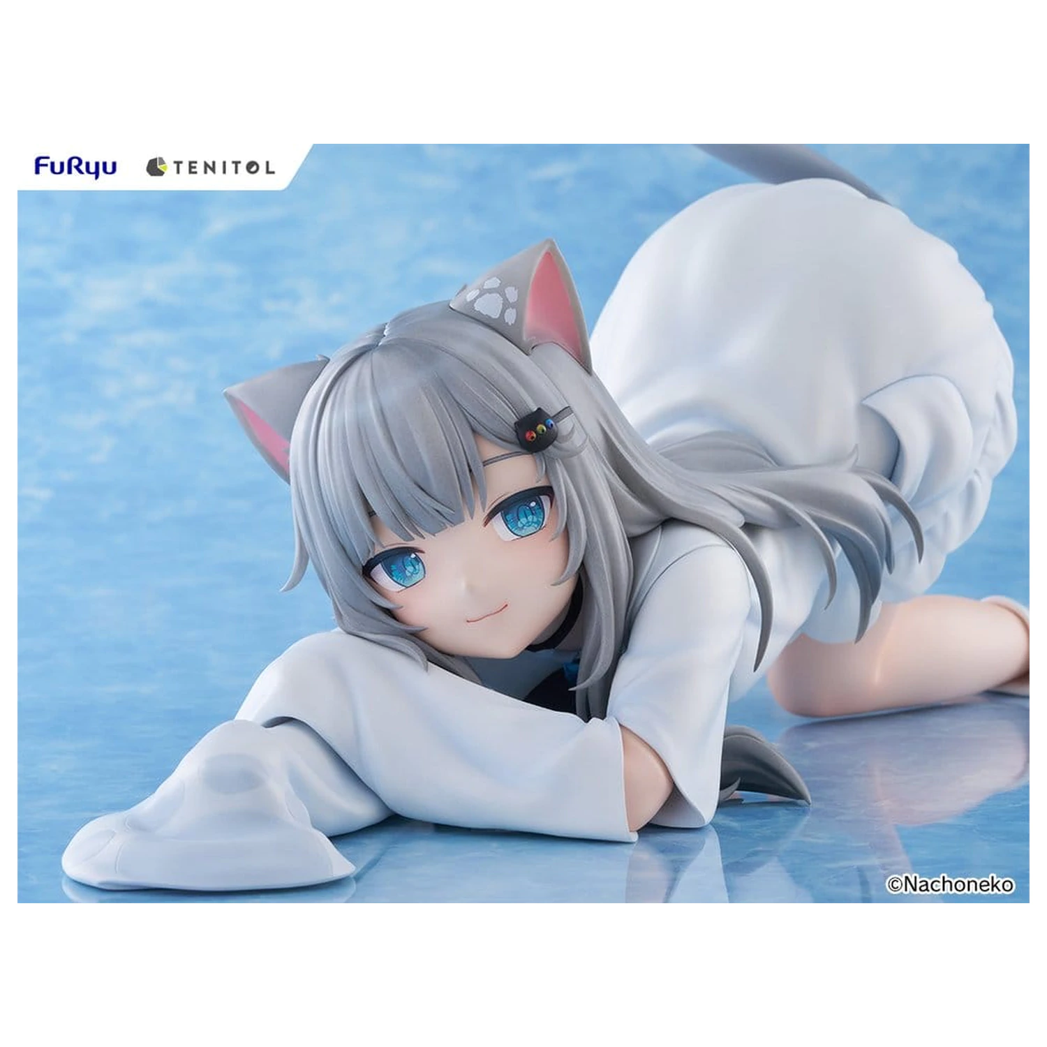 Virtual Youtuber Tenitol Big Noodle Stopper PVC figura Nachoneko 18 cm fotografija proizvoda