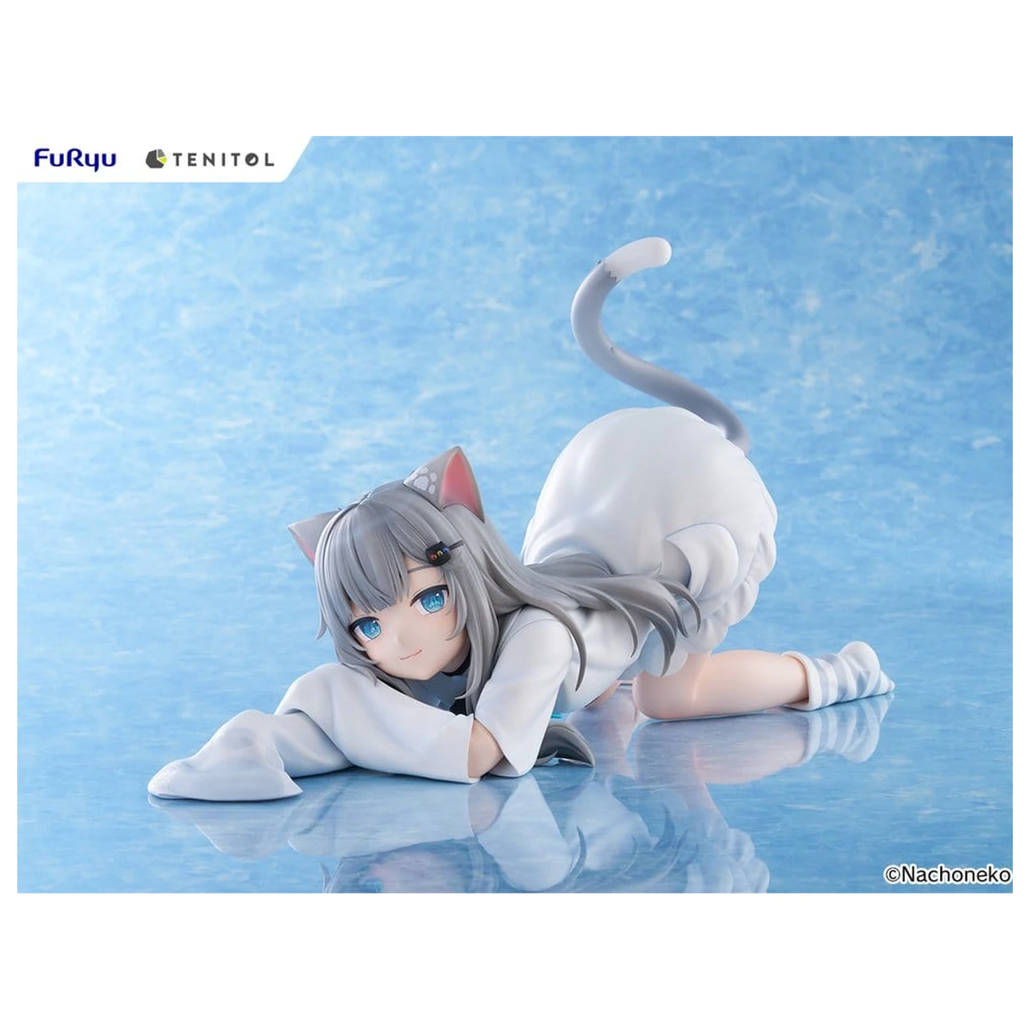 Virtual Youtuber Tenitol Big Noodle Stopper PVC figura Nachoneko 18 cm fotografija proizvoda