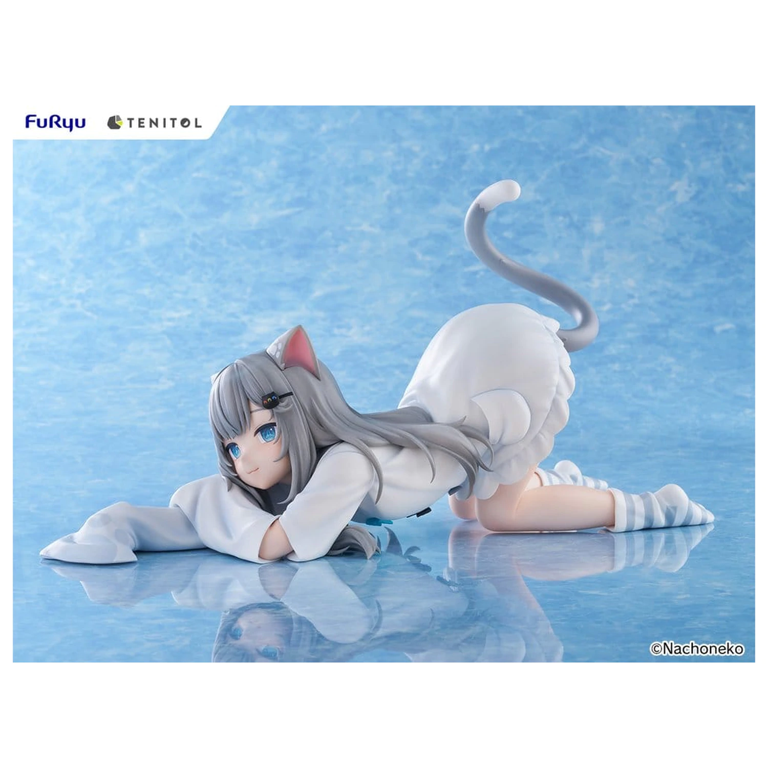 Virtual Youtuber Tenitol Big Noodle Stopper PVC figura Nachoneko 18 cm fotografija proizvoda