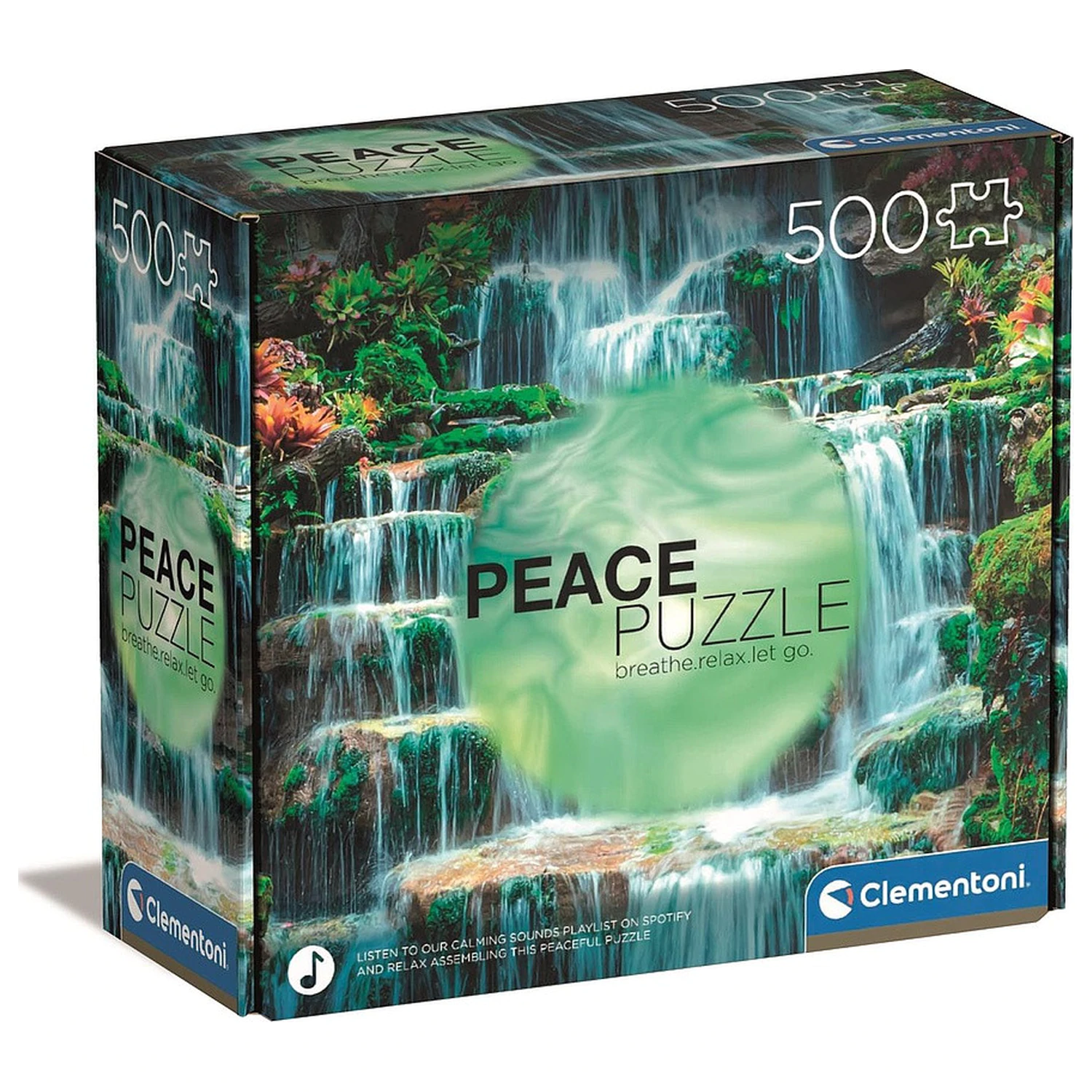 Waterfall Flow 500-dijelna Peace slagalica fotografija proizvoda