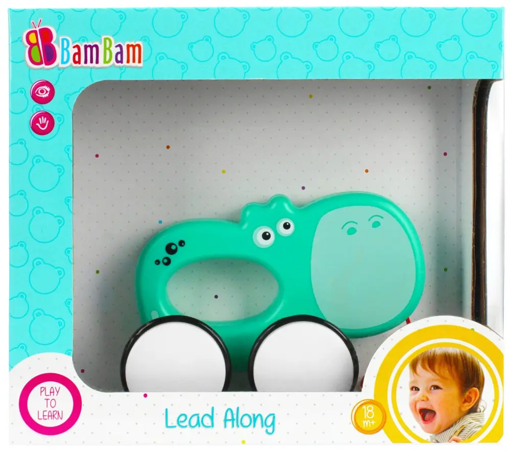 Hippo igračka na kotačima fotografija proizvoda