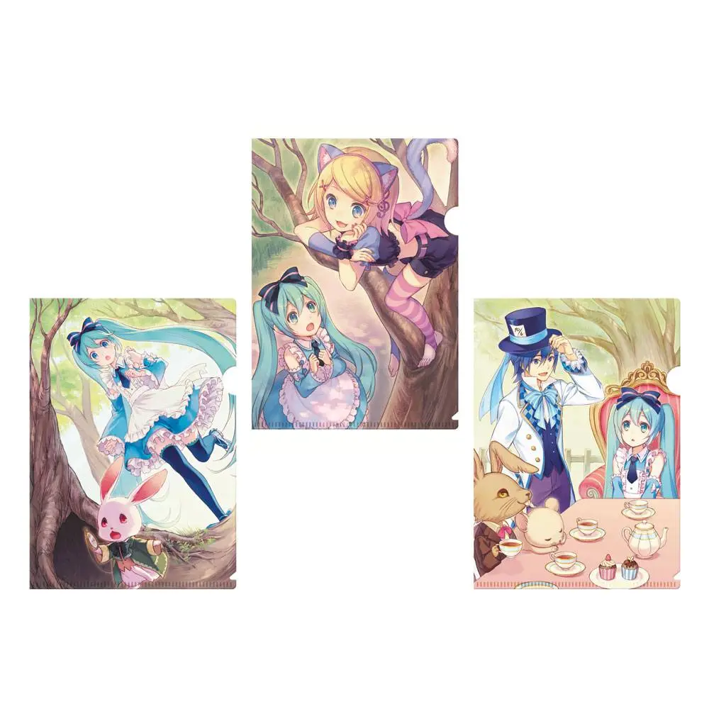 Vocaloid Prozirna Mapa Set od 3 lika fotografija proizvoda