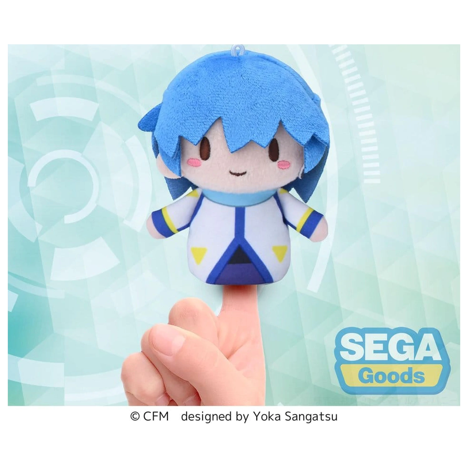 Vocaloid Fuwa Petit Plush Kaito maskota za prst 10 cm fotografija proizvoda