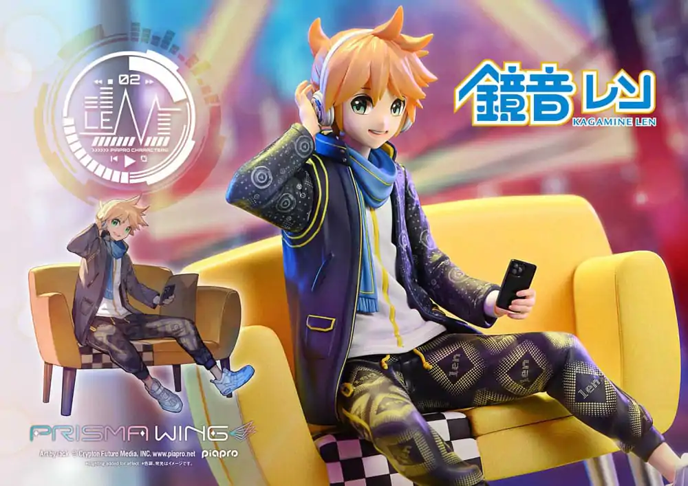 Vocaloid Piapro Characters Prisma Wing PVC Kip 1/7 Kagamine Len (Art by lack) 18 cm fotografija proizvoda