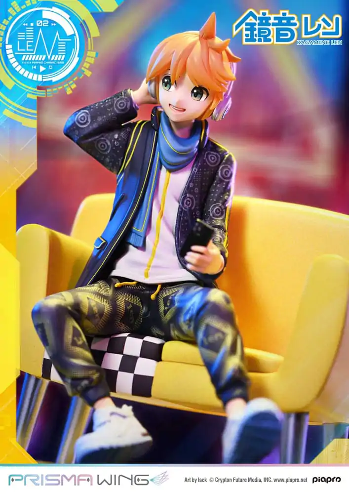 Vocaloid Piapro Characters Prisma Wing PVC Kip 1/7 Kagamine Len (Art by lack) 18 cm fotografija proizvoda