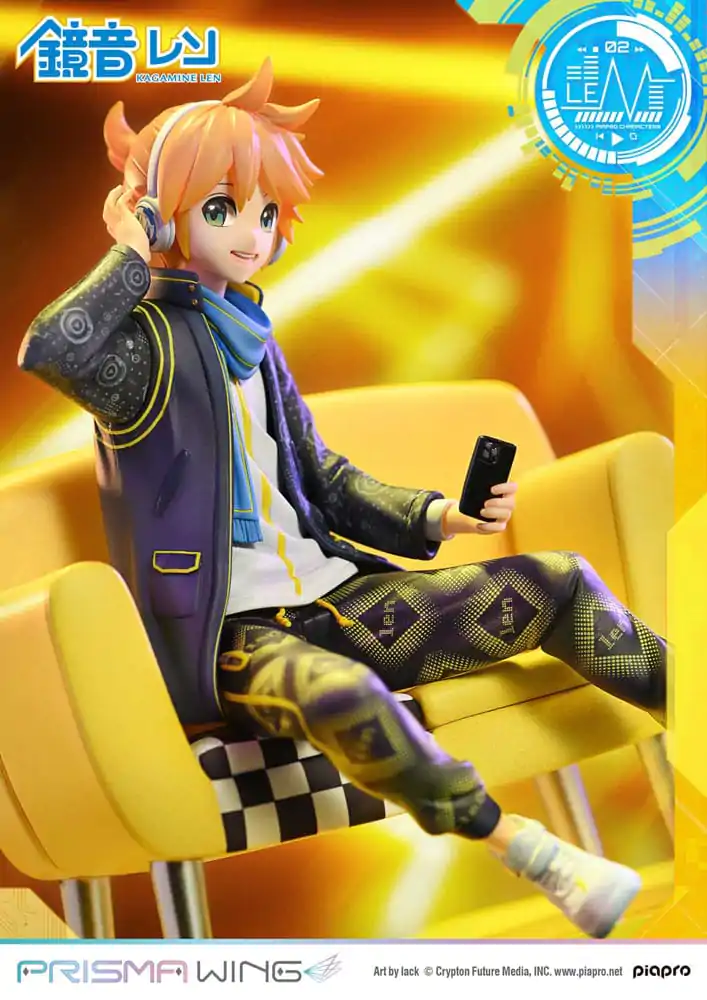 Vocaloid Piapro Characters Prisma Wing PVC Kip 1/7 Kagamine Len (Art by lack) 18 cm fotografija proizvoda