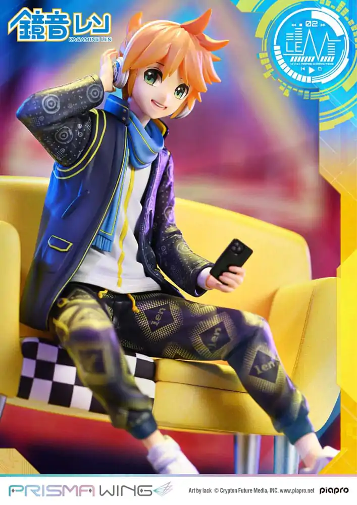 Vocaloid Piapro Characters Prisma Wing PVC Kip 1/7 Kagamine Len (Art by lack) 18 cm fotografija proizvoda