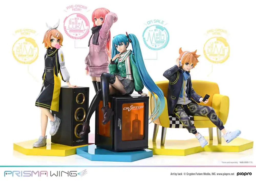 Vocaloid Piapro Characters Prisma Wing PVC Kip 1/7 Kagamine Len (Art by lack) 18 cm fotografija proizvoda