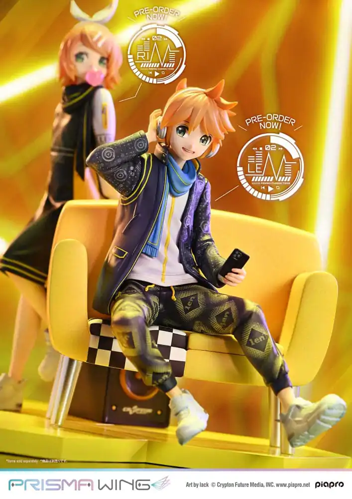 Vocaloid Piapro Characters Prisma Wing PVC Kip 1/7 Kagamine Len (Art by lack) 18 cm fotografija proizvoda