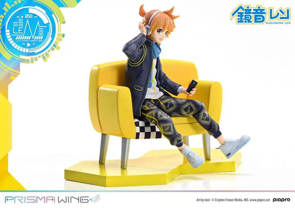 Vocaloid Piapro Characters Prisma Wing PVC Kip 1/7 Kagamine Len (Art by lack) 18 cm fotografija proizvoda