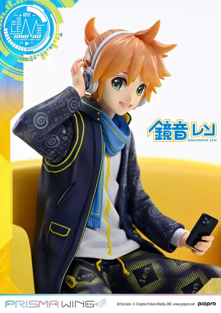 Vocaloid Piapro Characters Prisma Wing PVC Kip 1/7 Kagamine Len (Art by lack) 18 cm fotografija proizvoda