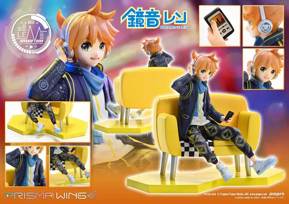 Vocaloid Piapro Characters Prisma Wing PVC Kip 1/7 Kagamine Len (Art by lack) 18 cm fotografija proizvoda