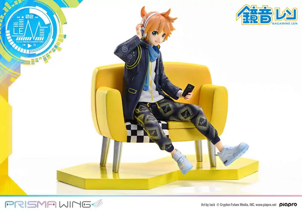 Vocaloid Piapro Characters Prisma Wing PVC Kip 1/7 Kagamine Len (Art by lack) 18 cm fotografija proizvoda