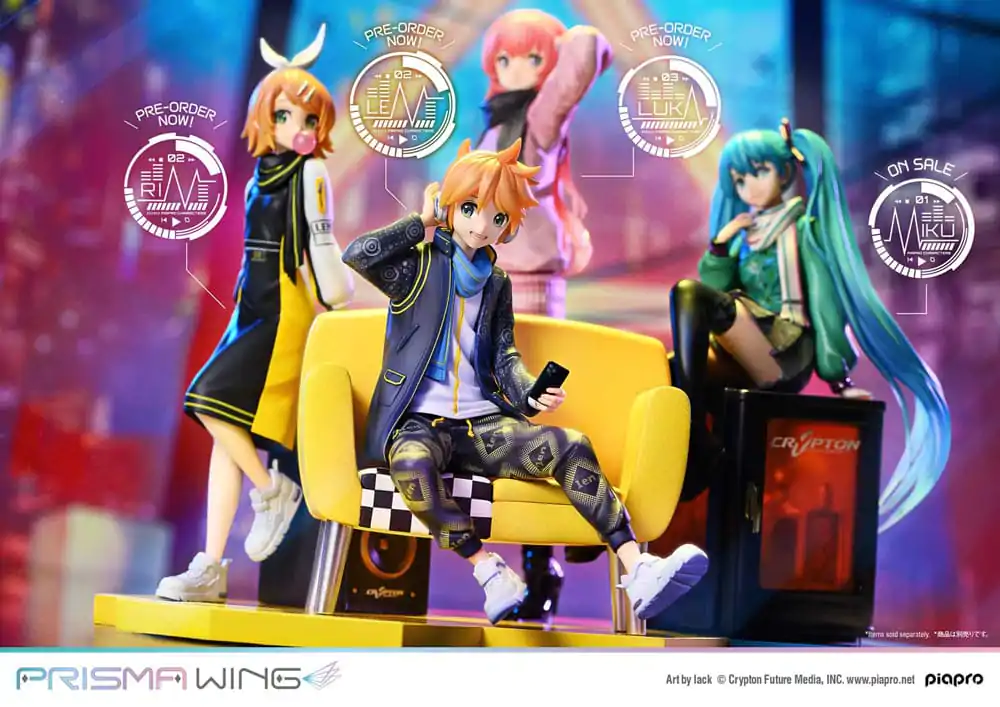 Vocaloid Piapro Characters Prisma Wing PVC Kip 1/7 Kagamine Len (Art by lack) 18 cm fotografija proizvoda