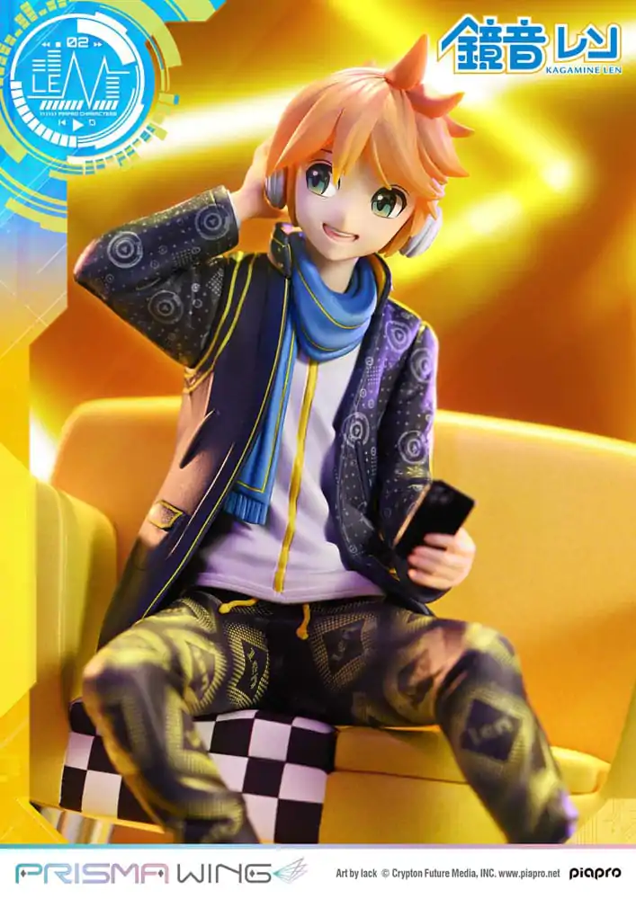 Vocaloid Piapro Characters Prisma Wing PVC Kip 1/7 Kagamine Len (Art by lack) 18 cm fotografija proizvoda