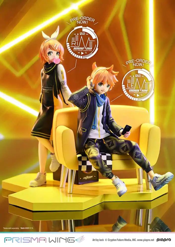 Vocaloid Piapro Characters Prisma Wing PVC Kip 1/7 Kagamine Len (Art by lack) 18 cm fotografija proizvoda